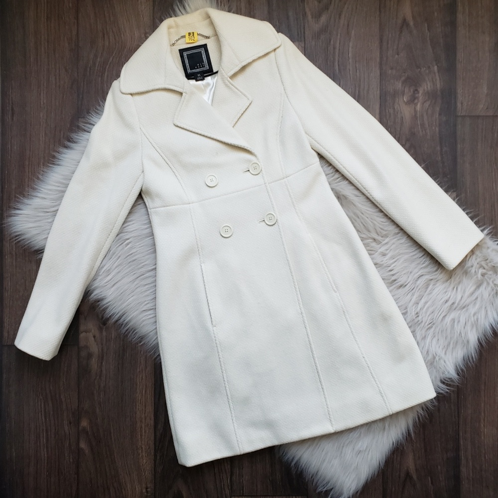 Old Navy Double-Breasted Long Peacoat